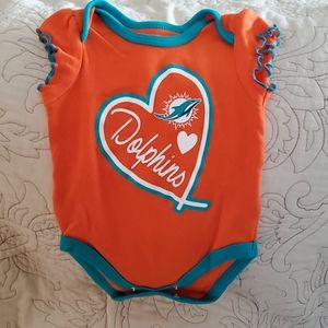 Miami Dolphins onesie